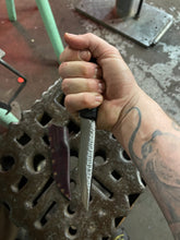 *AVAILABLE* Puukko! Fantastic Utility and woodworking knife branded purpleheart Handle