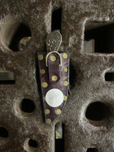 *AVAILABLE* Orc Fang EDC neck / pocket knife. Solid, flame textured steel. OF5