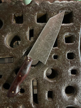 *AVAILABLE* Bunka Chef's knife with Spiral filigree etching and Cocobolo handle