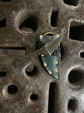 *AVAILABLE* Raptor Talon EDC neck / pocket knife. Solid, flame textured steel. RT3