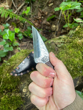 Valid Point EDC Knife with brown leather handle wrap 1