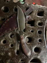 *Available* Fenrir bush knife with Morado (Bolivian rosewood) handle and finger well.