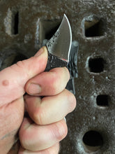 *AVAILABLE* Lil’ Buddy EDC neck / pocket knife. Solid, flame textured steel. LB4