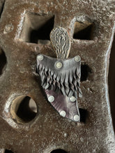 *AVAILABLE* Lil’ Buddy EDC neck / pocket knife. Solid, flame textured steel. LB3