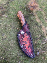 *Available* Muerte! Elegant, bold, wickedly sharp belt knife.