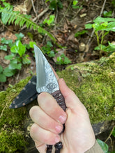 Valid Point EDC Knife with brown leather handle wrap 2